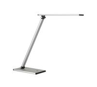 Unilux Terra Modern LED Desk Lamp Adjustable Arm Bedside Light Silver