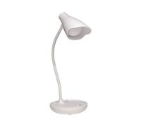 Unilux Desk Lamp for Home Office Working, White, USB Charging