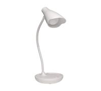 Unilux Desk Lamp for Home Office Working, White, USB Charging