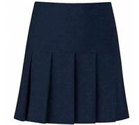 UniMark Girls & Ladies Skirts | All Round Pleated School Skirt Zip Drop Waist Sizes Girls 9-16-Women 10-20 (Navy, Adult Size 10)
