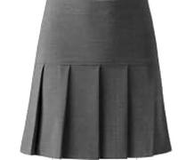UniMark Girls & Ladies Skirts | All Round Pleated School Skirt Zip Drop Waist Sizes Girls 9-16-Women 10-20 (Grey, Adult Size 14)