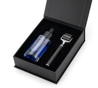 Unimeet Beard Growth Kit for Men, Professional Beard Activator Serum with 0.5% GHK-Cu Copper Peptide, Biotin & 1% Caffeine, Includes 0.25mm Titanium Needle Beard Roller for Thicker, Fuller Beard