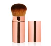 UNIMEIX Retractable Kabuki Brush Sunscreen Applicator for Kids Flat Foundation Brush for Liquid Makeup, Bronzer, Cream or Flawless Powder Makeup