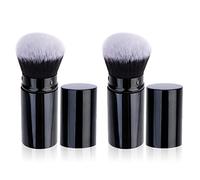 UNIMEIX Retractable Kabuki Brush Sunscreen Applicator for Kids Foundation Brush for Liquid Makeup, Bronzer, Cream or Flawless Powder Makeup