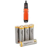 Unimet Battery-Operated Screwdriver with Amazon Basics Batteries