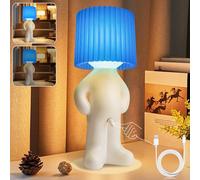 UNIMIW White Elephant Gifts for Adults,Gag Gifts Funny Adult for Women Girlfriend Boyfriend Men Cool Inappropriate Sht Weird Novelty Gift Ideas for Men Rechargeable Night Light Funny Lamp (Blue)