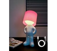 UNIMIW White Elephant Gifts for Adults, Rechargeable Funny Lamps, 2 Way Dimmable LED Bedside Nightstand Lamp for Bedroom Living Room,Valentines Anniversary Gag Day Gifts (Pink)