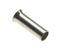 Uninsulated Bootlace Ferrules 8mm X 2.5mm, 14AWG, Pack of 100 - Wire Copper Crimp Connector Pin, Cord End Terminal Connectors