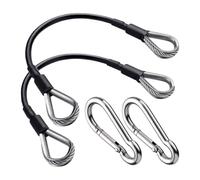 Uninterrupted design: Our gym extension cable is equipped with a silent and non-slippery PU coating, allowing you to focus on your workout without any clanding sounds