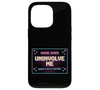 Uninvolve Me - Retro Arcade Game Over Screen Case for iPhone 13 Pro