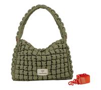 LES VISIONNAIRES Unio Hobo Shoulder Bag 47 cm olive