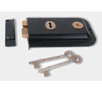 Union 1445 Rim Lock 152mm BLK