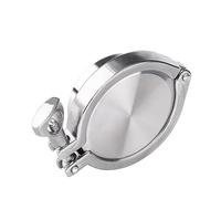 Union 19mm-168mm Pipe O/D Sanitary Weld Ferrule + End Cap + Tri Clamp + Silicon Gasket 304 Stainless Steel for Homebrew(159mm x Ferrule 183)