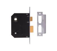UNION 2294 Mortice Bathroom Lock Chrome Finish 76mm 3in Box UNNJ2294CH30