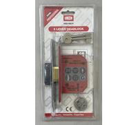 Union Y2103S-SS-2.5 Strongbolt 2103S 3 Lever Mortice Deadlock Stainless Steel 68Mm 2.5In Visi