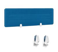 UNION ACOUSTIC 34.6" x 11.8" Clamp-On Acoustic Desk Divider Noise Reducing Desk Privacy Panel Mounted Privacy Panel Privacy Shields for Student Desks Table Standing Sound Proof Dividers