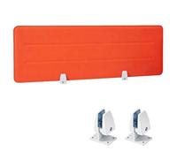 UNION ACOUSTIC 34.6" x 11.8" Clamp-On Acoustic Desk Divider Noise Reducing Desk Privacy Panel Mounted Privacy Panel Privacy Shields for Student Desks Table Standing Sound Proof Dividers