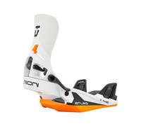 Union - All-mountain snowboard bindings with quick-release system - Atlas Step On White Orange for Men - Size 10-12 UK White 10-12 UK