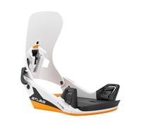 Union Atlas Step On Men's Snowboard Bindings, White/Orange, X-Large