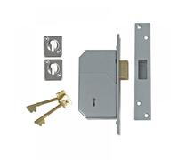 UNION Mortice Deadlock 3G110 C Series 5 Detainer 73mm Satin Chrome