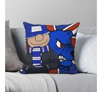 Union Bears We Create The Atmosphere Pillowcase Polyester Linen Velvet Creative Zip Decorative Car Cushion Cover