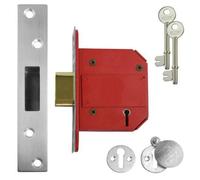 UNION BS 5 LEVER STRONGBOLT DEADLOCK 81MM 3 INCH SC