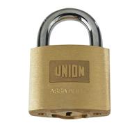 UNION C-Series 1K42 AVA Brass Open Shackle Padlock