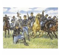 Union Cavalry The Blue Jackets American Civil War Figures Plastic Kit 1:72 Model