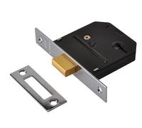 UNION - ES-DL Essentials 3 Lever Mortice Deadlock Polished Brass 79mm 3in Visi