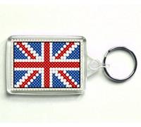 Union Flag, Cross Stitch Keyring Kit