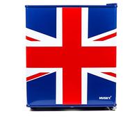 Mini Fridge Union Flag Design Husky Black One Size