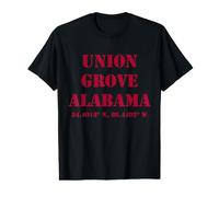 Union Grove Alabama Coordinates Souvenir Value Graphic T-Shirt