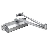 Union J-CE3F-SIL Ce3F Fixed Size 3 Rack & Pinion Door Closer Silver