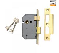 Union J2277-SC-2.50 2277 3 Lever Mortice Sashlock Satin Chrome 65Mm 2.5In Box
