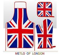 Union Jack Apron, Oven Mitt and Pot Holder