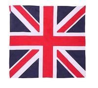 Union Jack Bandana British Flag Kerchief Cotton Paisley Bandana Union Jack Handkerchief Headband Sport Neckerchiefs Hip Hop Headwear Scarf Neck Wrist Wrap Band for Men Women Adults Children Accessory