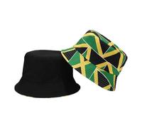 Union Jack Bowler Hats 1PC Double-Side Reversible British Flag Bucket Hat for Coronation of King Charles III Fade Resistant Sun Hat for Party and National Celebrations (Green)