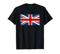 Union Jack British Flag Britain Grunge Effect Men's Women's T-Shirt