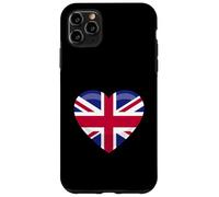 Union Jack British Flag Heart British Isles Men's Women's Case for iPhone 11 Pro Max