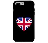 Union Jack British Flag Heart British Isles Men's Women's Case for iPhone 7 Plus/8 Plus