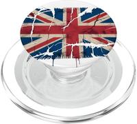 Union Jack British Flag Heart British United Kingdom Great PopSockets PopGrip for MagSafe