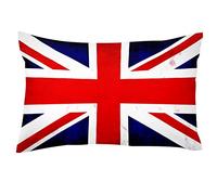 Union Jack British Flag Uk English Pillow Covers Standard Size 20 x 26 Inches, Decorative Pillow Cases for Bedroom Living Room(Pack of 2, Standard)