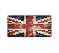 Union Jack British Print Desk Mat | Non-Slip Large Mouse Pad 30x60cm Keyboard Gaming Long Mouse Mats for Desk Accessories