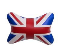 Union Jack Car Neck Pillow - British Flag Car Headrest Pillow | Comfortable and Breathable Neck Pillow for Queen's Jubilee, Road Trips and Dec