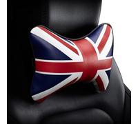 Union Jack Car Neck Pillow - Uk Flag Car Seats Headrest Cushion, Cervical Pillows Neck Support | Comfortable Uk Flag Jack Car Pillow, Queen's Jubilee Headrest Cushion for 2022 Queen's 70th Jubilee