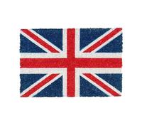Union Jack Coir Doormat | Patriotic Bright English Non-Slip Entrance Mat. Show Your British Pride! 60x40cm Stylish & Modern Welcome for Indoor / Outdoor, Front Door / Entrances. Durable Welcome Mat