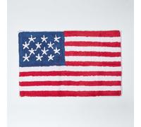 Homescapes Usa Flag Cotton Bath Mat