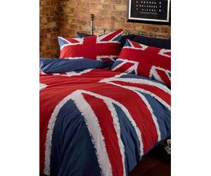 Union Jack Double Duvet Cover And Pillowcase Set