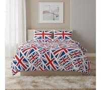 Union Jack Duvet Cover Set Trendy British Flag Bedding For Bedroom Decor Red
