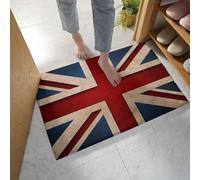 Union Jack Extra Absorbent Bath Mat Floor Mat Welcome Mat Bath Rugs,Non-Slip&Absorbent Front Door Mat,Washable Floor Doormat for Entryway,Patio,Porch 24x16 Inch